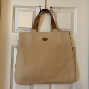 Never used. Tod’s bag. Canvas. With cover.